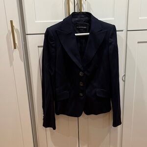 Emporio Armani Women's Navy Blazer - small